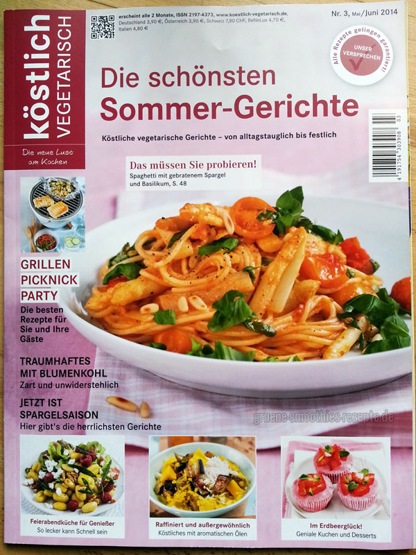 Auf einen Blick - diese Magazine sind vegan und vegetarisch